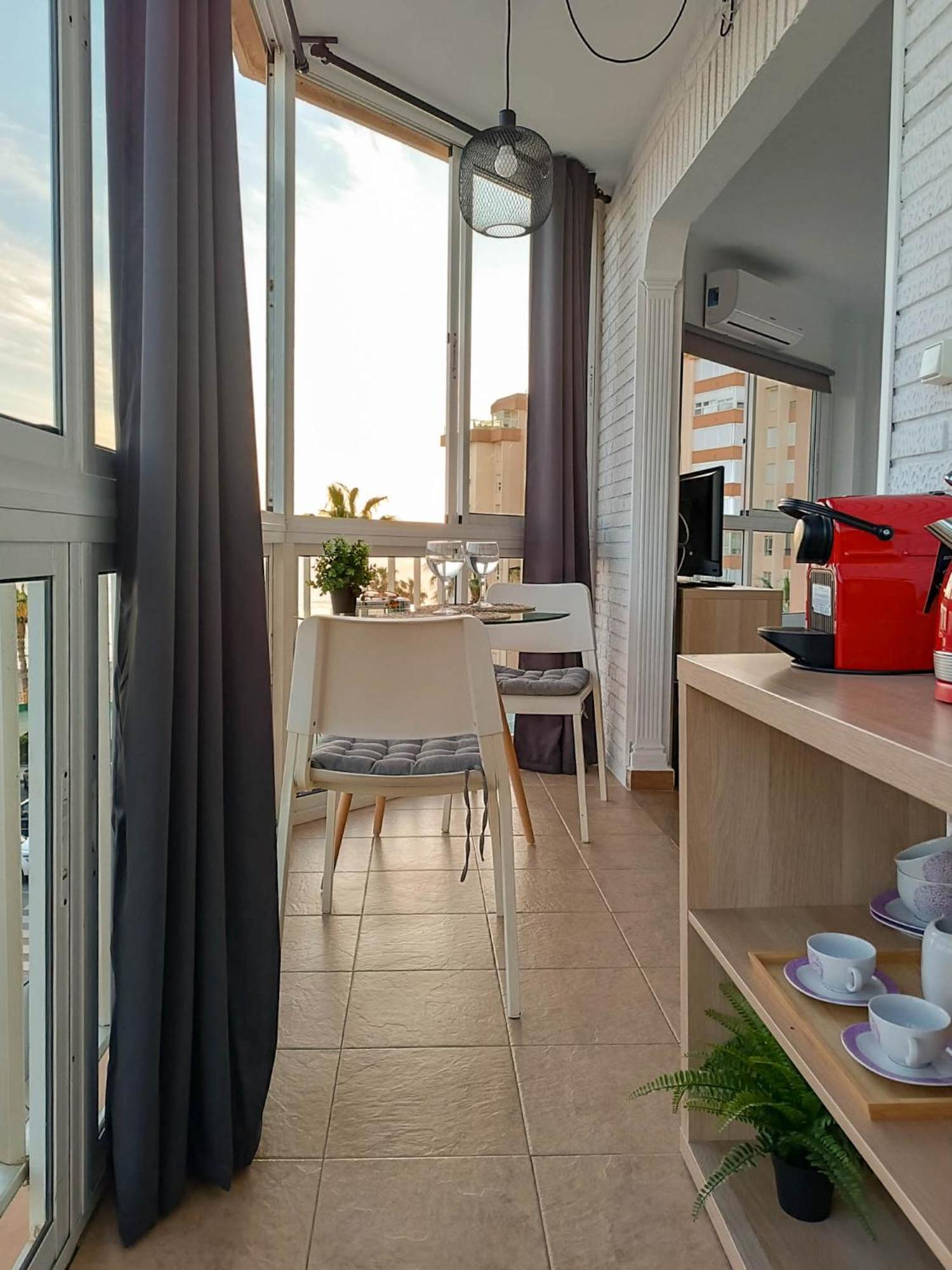 Ruselo 308. Loft En Paseo Maritimo De Torrox Costa Apartment Luaran gambar