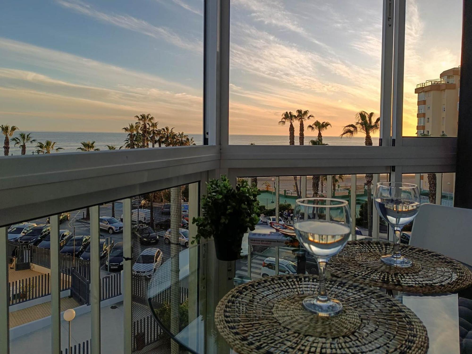 Ruselo 308. Loft En Paseo Maritimo De Torrox Costa Apartment Luaran gambar