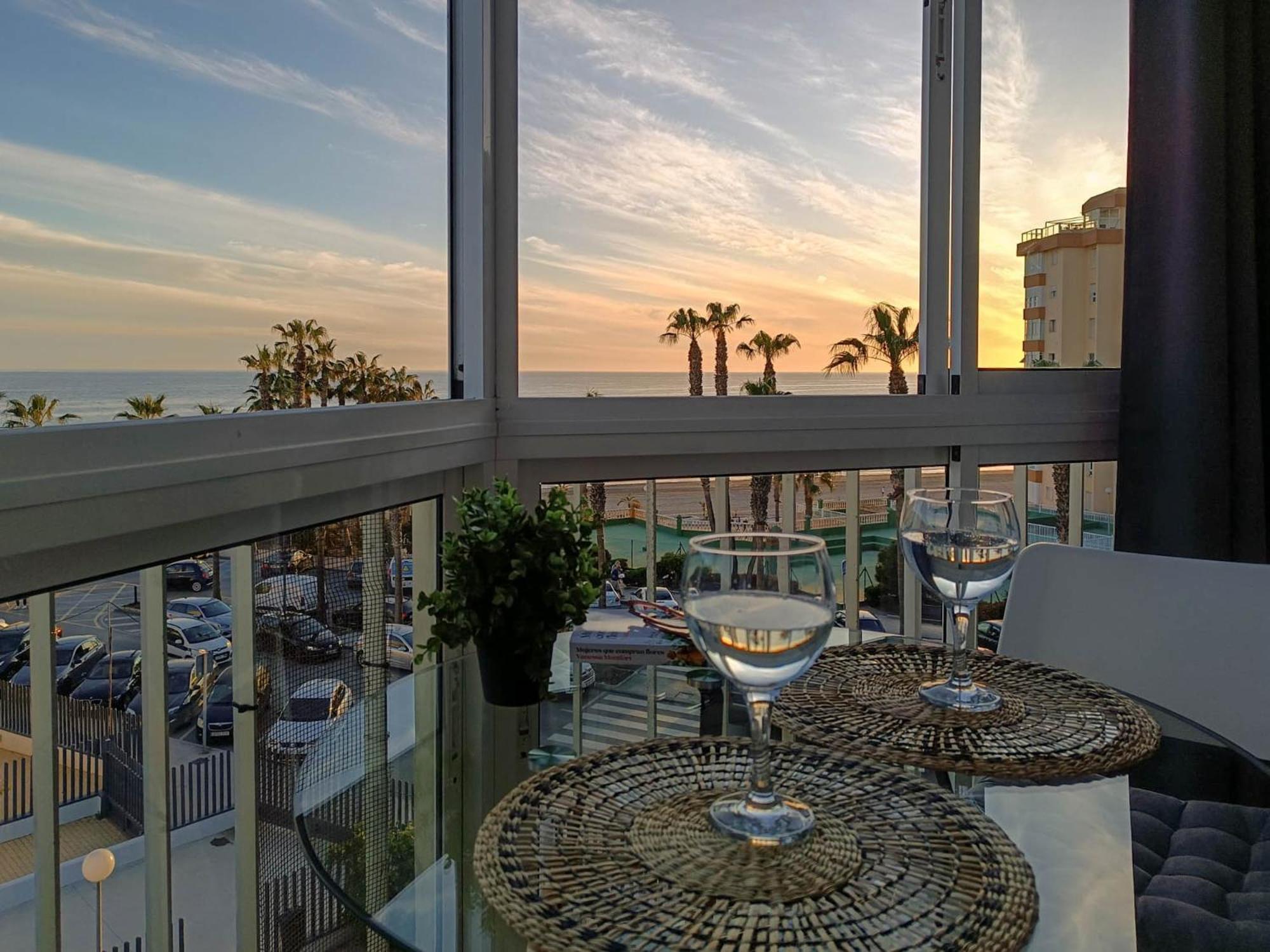Ruselo 308. Loft En Paseo Maritimo De Torrox Costa Apartment Luaran gambar